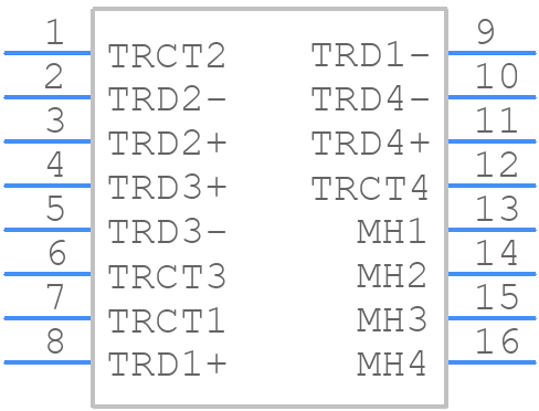 2250414-1 - TRP Connector - PCB symbol