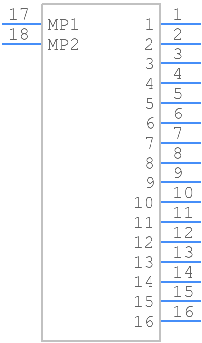DF51K-16DP-2H(800) - Hirose - PCB symbol
