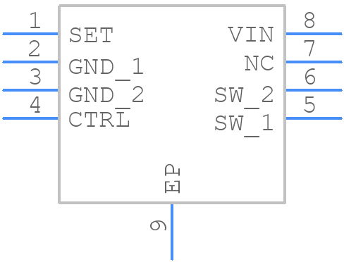 AL8841QMP-13 - Diodes Incorporated - PCB symbol