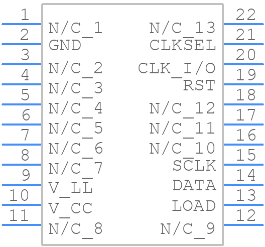 SCF5740 - ams OSRAM - PCB symbol