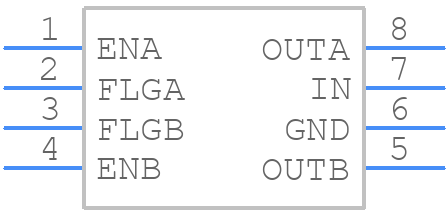 MIC2526-2BMT&R - Microchip - PCB symbol