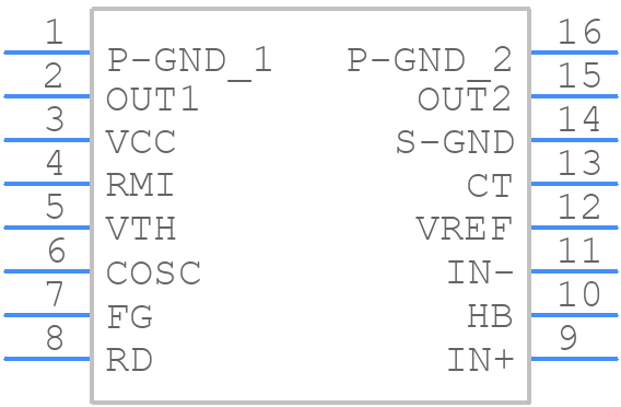 MP6510DM-LF-Z - Monolithic Power Systems (MPS) - PCB symbol