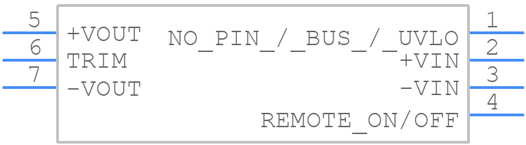 THN 10-3611UIR - Traco Power - PCB symbol