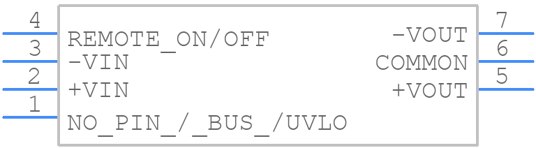 THN 10-3623UIRB1 - Traco Power - PCB symbol