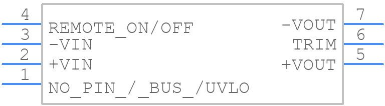 THN 10-7211UIRB1 - Traco Power - PCB symbol