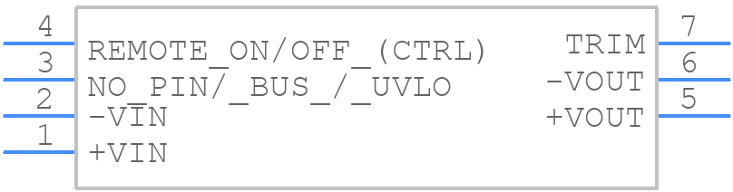 TEN 30-3612UIR - Traco Power - PCB symbol