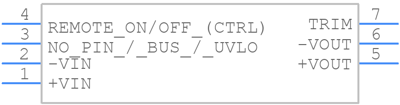 TEN 30-3615UIR - Traco Power - PCB symbol