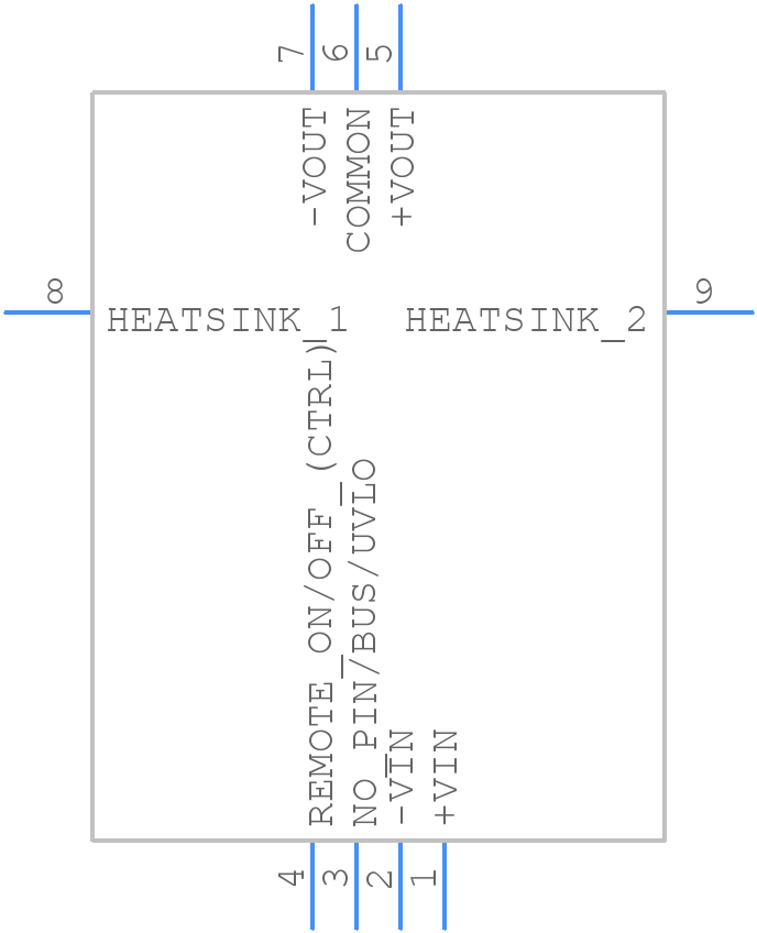 TEN 30-3622UIRHS - Traco Power - PCB symbol