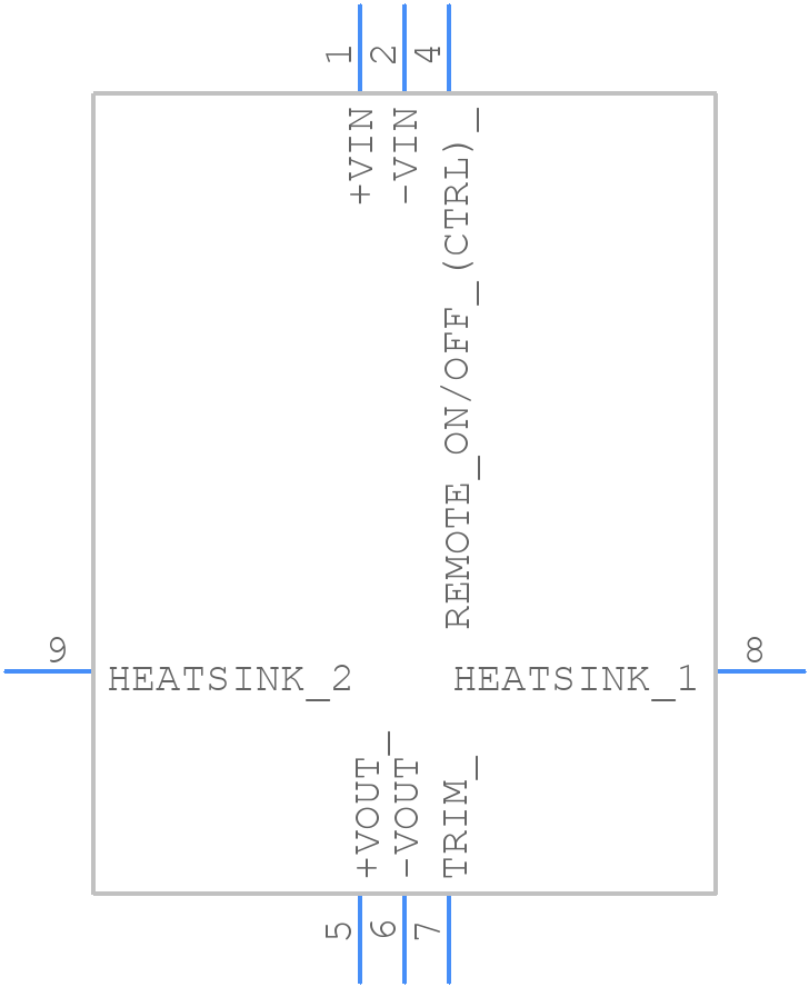 TEN 40-3615UIR - Traco Power - PCB symbol