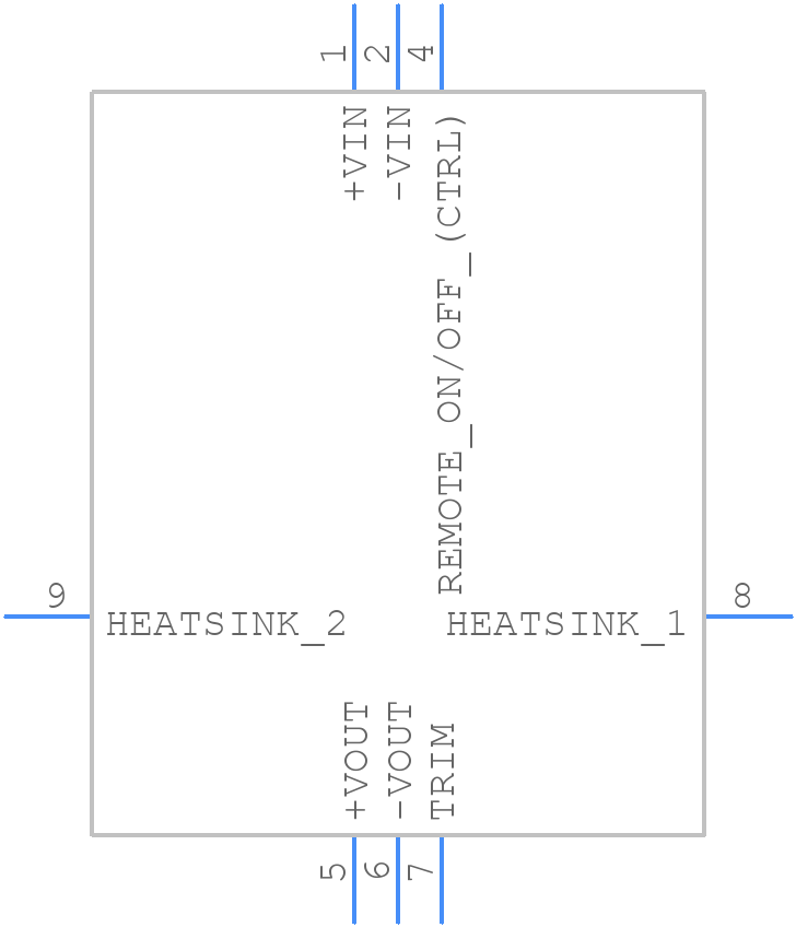 TEN 40-7211UIR - Traco Power - PCB symbol