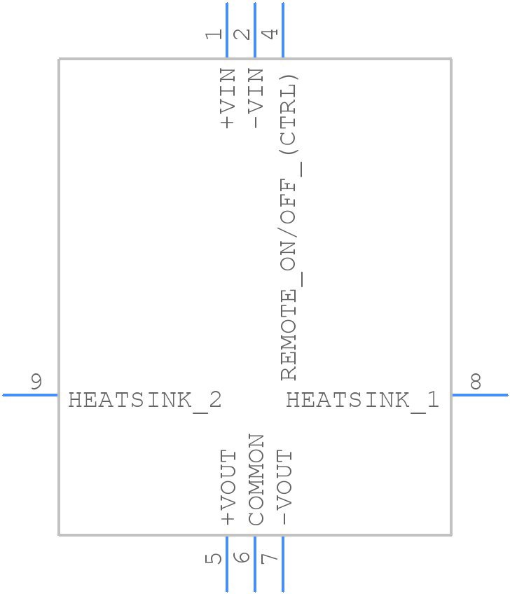 TEN 40-7223UIR - Traco Power - PCB symbol