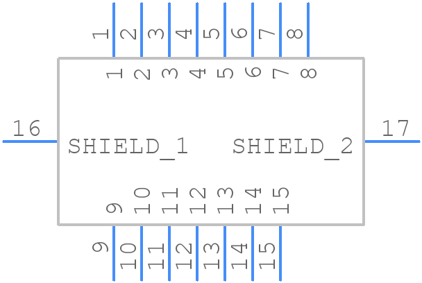 FCE17A15PC410 - Amphenol - PCB symbol