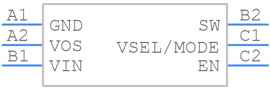 TPS62807YKAR - Texas Instruments - PCB symbol