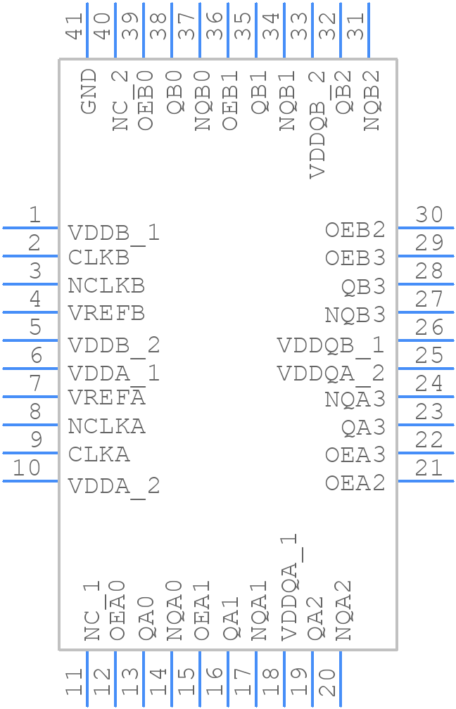 8P34S2104-1NLGI - Renesas Electronics - PCB symbol