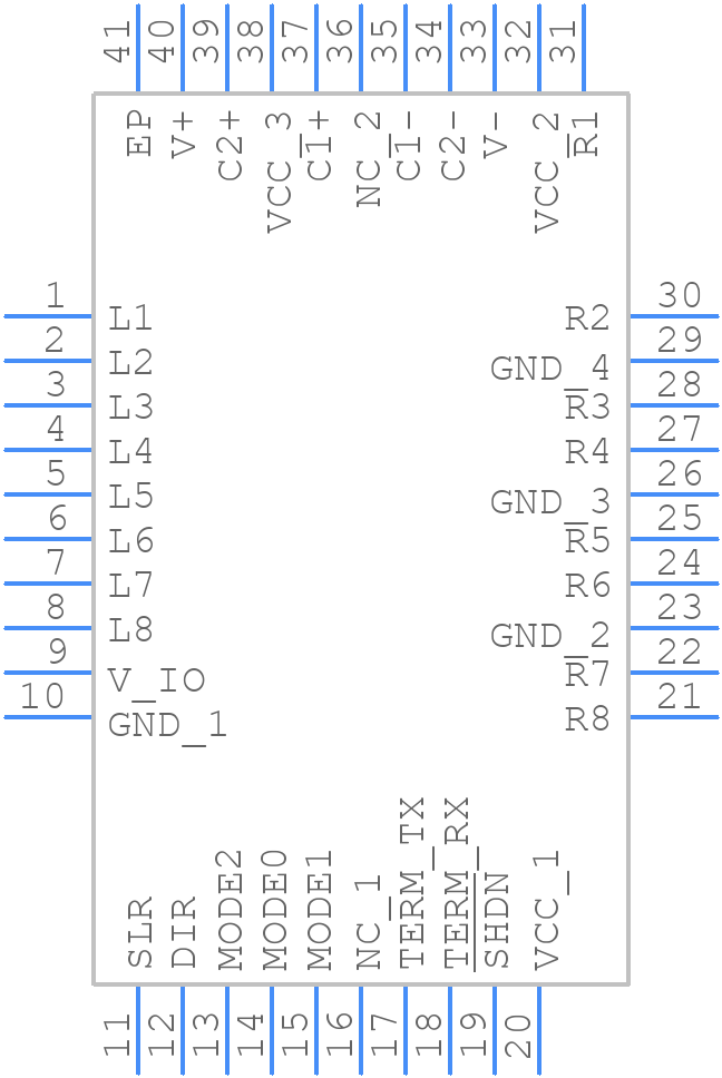 THVD4431RHAR - Texas Instruments - PCB symbol