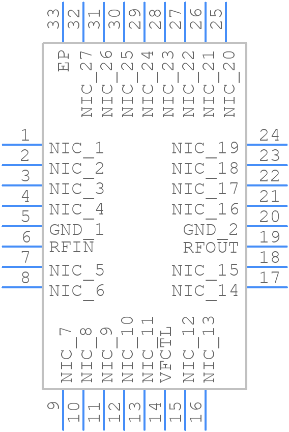 HMC882ALP5E - Analog Devices - PCB symbol