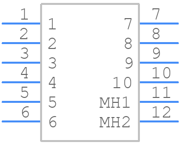 43160-4305 - Molex - PCB symbol