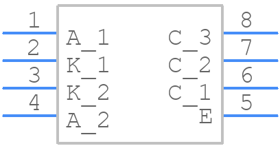 HCPL-5731 - Hewlett Packard - PCB symbol