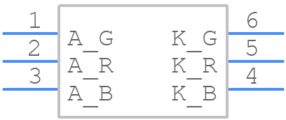 B3803FCH-20C001112U1930 - Harvatek - PCB symbol