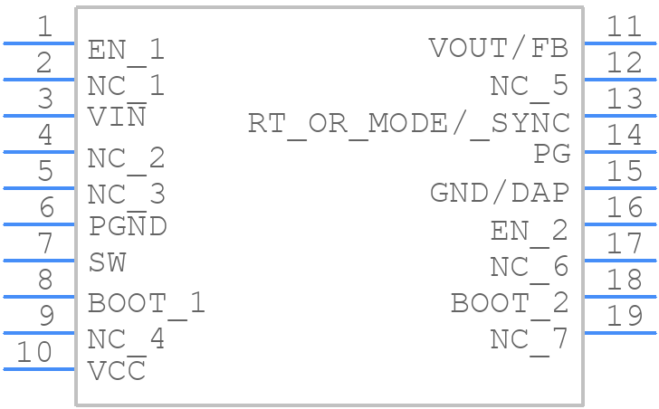 LMR66420R5RXBR - Texas Instruments - PCB symbol