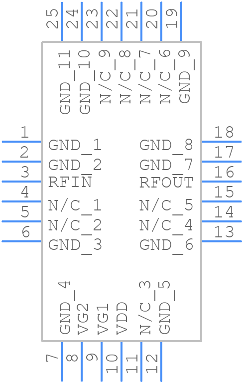 MMA043PP4 - Microchip - PCB symbol