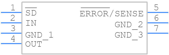 LP3855ESX-3.3/NOPB - Texas Instruments - PCB symbol