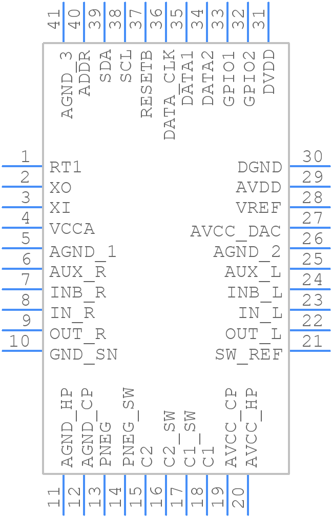 ES9118EQ - ESS Technology - PCB symbol