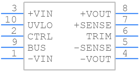 RP40Q-11048SRUWB/N - RECOM Power - PCB symbol