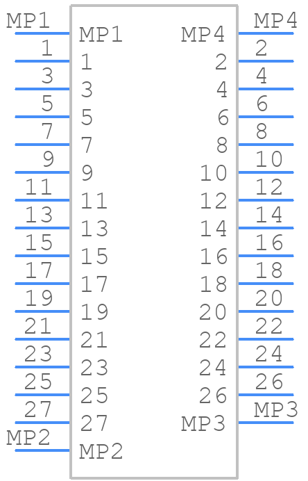 52559-2752 - Molex - PCB symbol