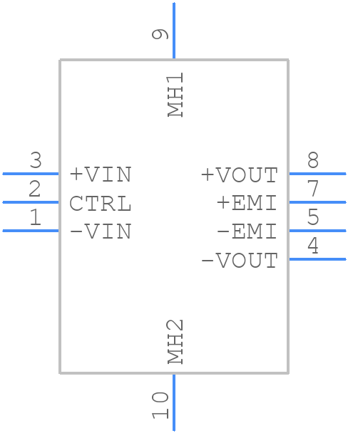 RSP250-40M - RECOM Power - PCB symbol