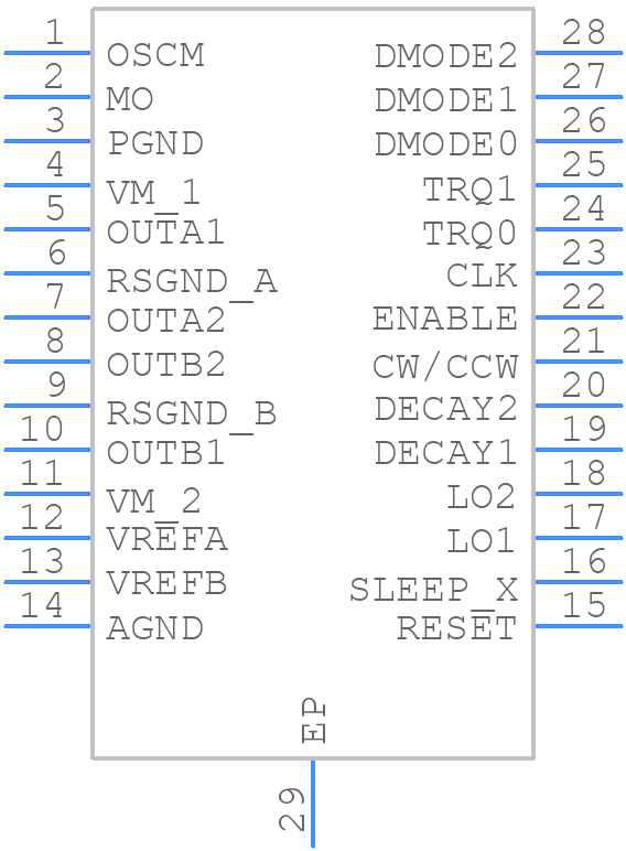 TB67S589FNG - Toshiba - PCB symbol
