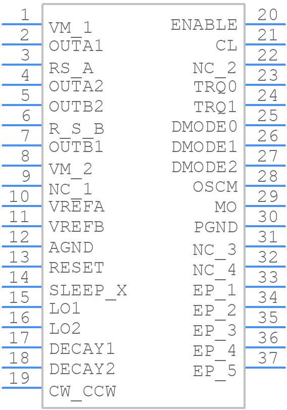 TB67S589FTG - Toshiba - PCB symbol