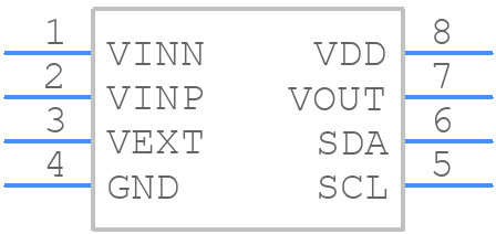 NSA2300-QSOR - NOVOSENSE - PCB symbol