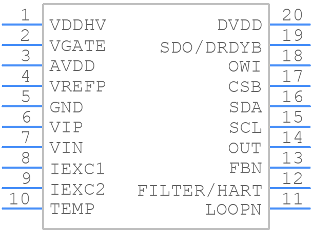 NSA2860_TSSOP - NOVOSENSE - PCB symbol