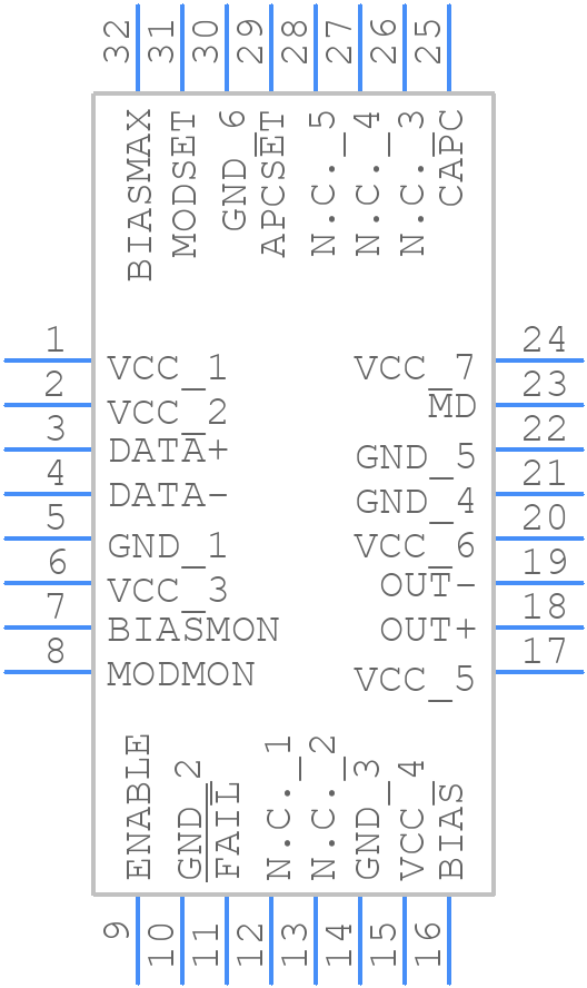 MAX3669EHJ - Analog Devices - PCB symbol