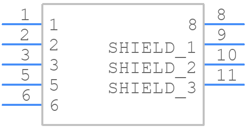 MDJ-006-FS - Adam Tech - PCB symbol