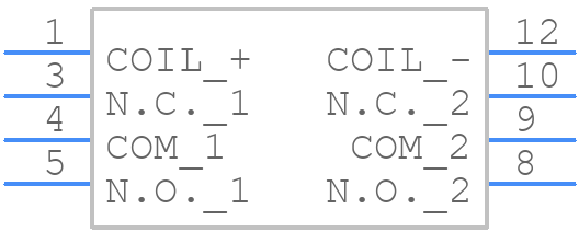 EE2-4.5NUX - KEMET - PCB symbol