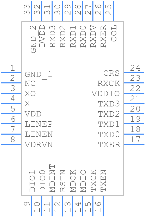 NCN26000XMNTXG - onsemi - PCB symbol