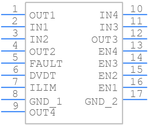 NIS3071MTW5TWG - onsemi - PCB symbol