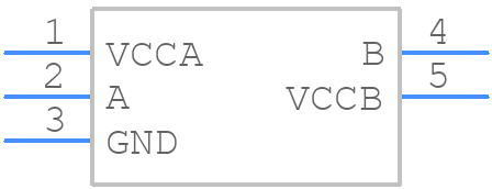 NL3V1T34DFT2G - onsemi - PCB symbol