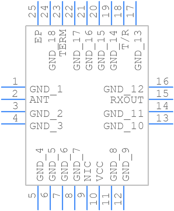 ADRF5532BCPZN - Analog Devices - PCB symbol