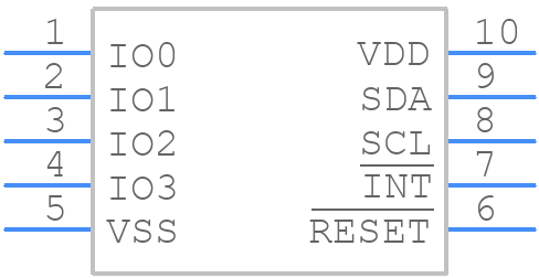 PCA9537DPZ - NXP - PCB symbol