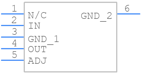 LP38503ATJ-ADJ/NOPB - Texas Instruments - PCB symbol