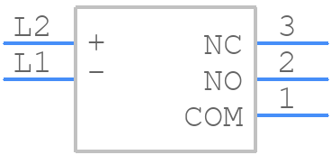UB16SKW035F-FF - NKK Switches - PCB symbol