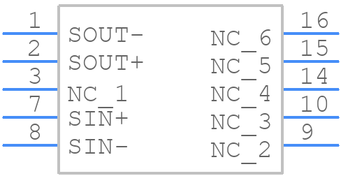 T1100NS - Mornsun Power - PCB symbol
