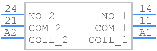 RM85-3021-25-1005 - Relpol - PCB symbol