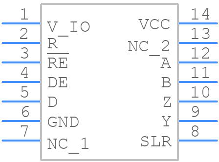 THVD2452VDR - Texas Instruments - PCB symbol