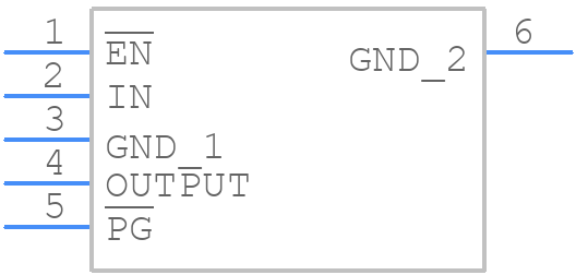 TPS75915KTTR - Texas Instruments - PCB symbol