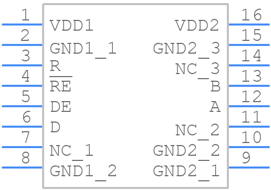NSI83085E-DSWR - Novosense - PCB symbol