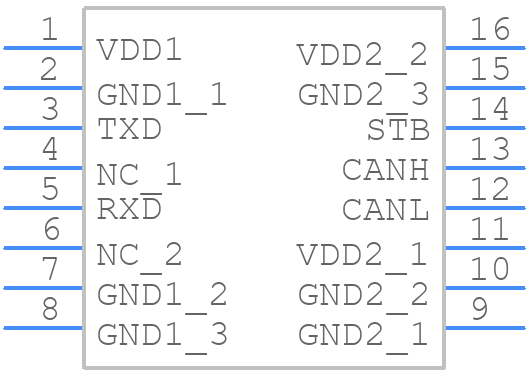 NSI1052-Q1SWR - NOVOSENSE - PCB symbol